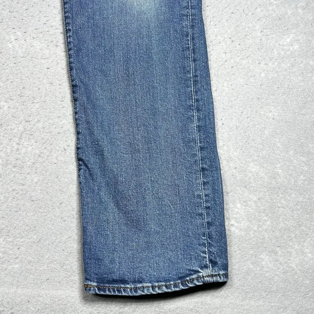 Levis 514 Straight Fit Jeans Size 38 Blue Denim Medium Wash Classic Pockets